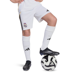 Scuola elementare e media Shorts - adidas Real Madrid 25/26 Home Shorts - Poly Mesh-White