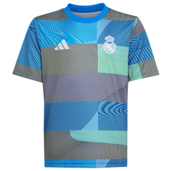Scuola elementare e media Jerseys/Replicas - adidas Real Madrid 25/26 Pre-match Jersey - Poly Mesh-Blue Bird