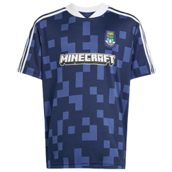 Scuola elementare e media Jerseys/Replicas - adidas Originals X Minecraft Jersey - Poly Mesh-Night Indigo