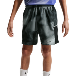 Grade School Shorts - Nike Df Miler Novel Aop - Black-Black