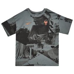 Grundschule T-Shirts - Nike Fff Aop - Iron Grey-Iron Grey