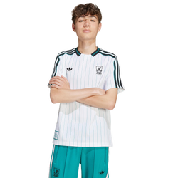 Primaire-College Jerseys/Replicas - adidas Liverpool Fc Terrace Icons Jersey - White-Sea Green