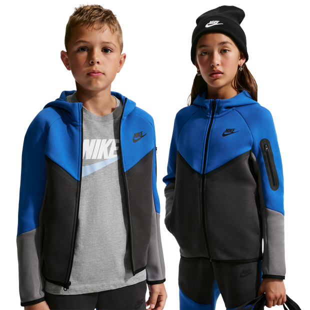 Nike Tech Kleinkind Kapuzenpullover - Blau - Größe 158 - 170 CM