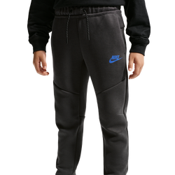 Grade School Pants - Nike Tech Fleece - Anthracite-Black-Game Royal