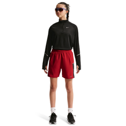 Grade School Shorts - Nike Df Miler - Tough Red-Sport Red-Reflective Silver