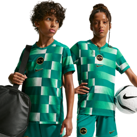 Kylian Mbappe Academy Df Football T-shirt - Grade School - Rio Teal / Elemental Gold / Metallic Gold