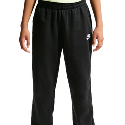 Grade School Pants - Nike Club Oversized - Black-White