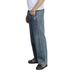 Worn Blue Denim-Worn Blue Denim