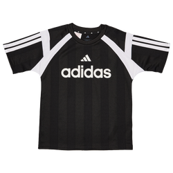 Scuola elementare e media T-Shirts - adidas Tiro Hot - Black-White