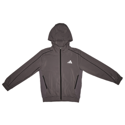 Primaire-College Vestes Zippees - adidas Tech Climacool - Grey Five-Grey Five-Reflective Silver