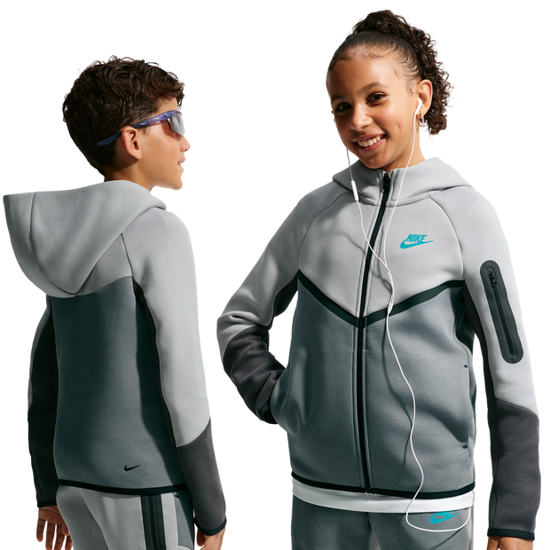 Nike Tech Kleinkind Kapuzenpullover - Grau - Größe 147 - 158 CM