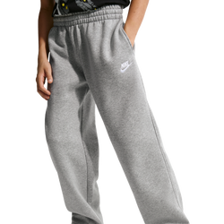 Scuola elementare e media Pantaloni - Nike Club Loose - Dk Grey Heather-White