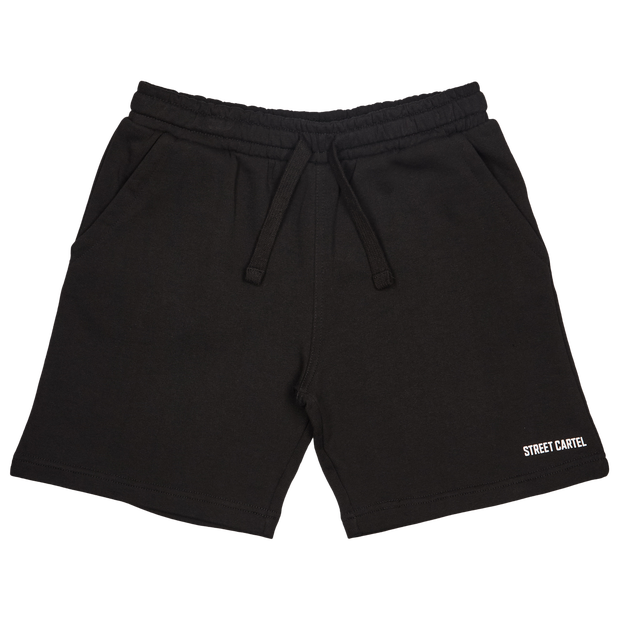 Street Cartel Peak Kleinkind Kurze Hosen - Schwarz - Größe 130 - 140 CM - Baumwoll-Frottee