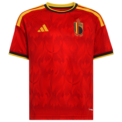 Primaria y colegio Jerseys/Replicas - adidas Belgium 26 Home Jersey - Red-Bold Gold