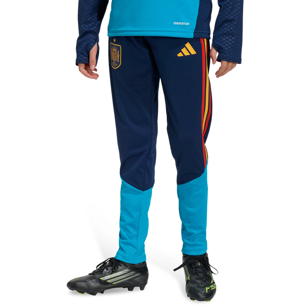 Adidas Spain Bambini - Pantaloni Blu - Taglia 147 - 152 CM - Poly Mesh