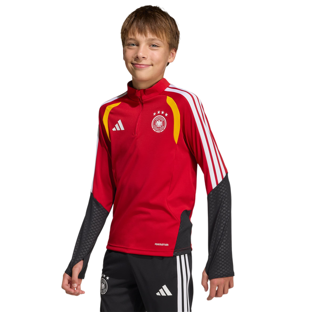 Adidas Germany Enfant - T-Shirts, Rouge - Taille 111 - 116 CM - Poly Mesh