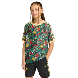 Grade School T-Shirts - adidas Originals X Liberty London T-shirt - Black-Black