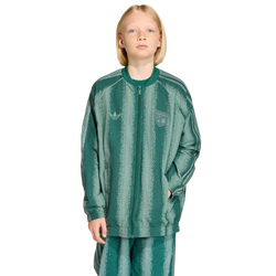 Grade School Track Tops - adidas Minecraft Sst Loose Track Top - Collegiate Green-Tech Emerald