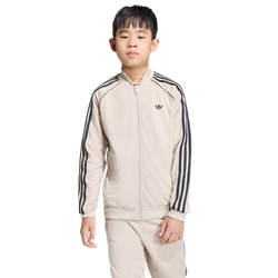 Primaire-College Vestes Zippees - adidas Sst Track Top - Stone Khaki-Black