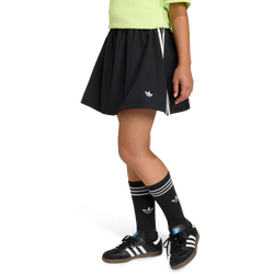 Primaria y colegio Faldas - adidas Woven Regular Wide Skirt - Black-White
