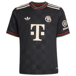Scuola elementare e media Jerseys/Replicas - adidas Fc Bayern 25/26 Third Jersey - Black-Halo Ivory