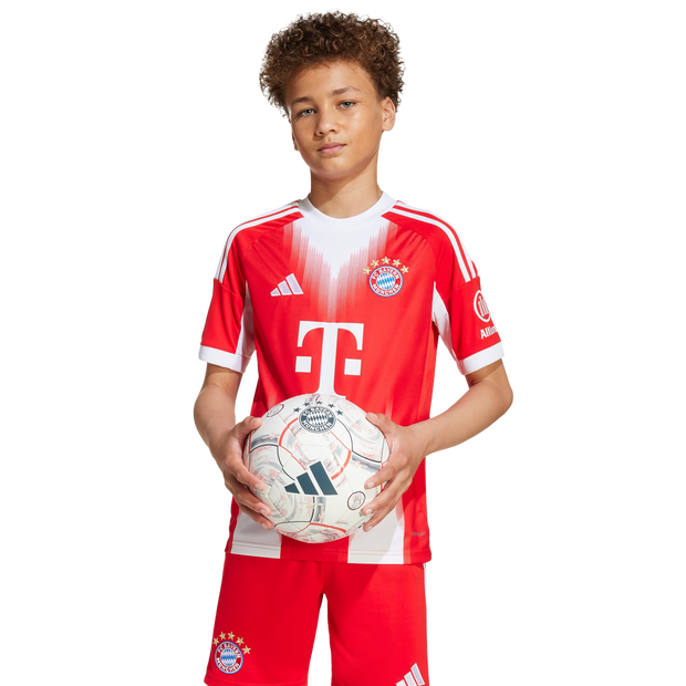 Adidas Fc Bayern 25/26 Home Jersey Truien/Replica's Kinder - Rood - Maat 171 - 176 CM - Poly Mesh