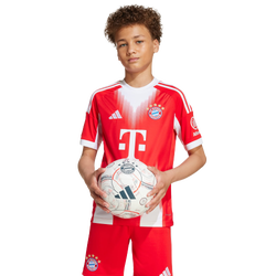Scuola elementare e media Jerseys/Replicas - adidas Fc Bayern 25/26 Home Jersey - Red-Red