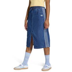 Primaria y colegio Faldas - adidas Denim Skirt - Blue Denim-Blue Denim
