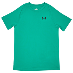 Grade School T-Shirts - Under Armour Tech 2.0 - Geode Green-Black