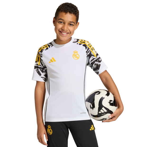 Adidas Real Madrid Enfant - Jerseys/Réplicas, Blanc - Taille 111 - 116 CM - Poly Mesh