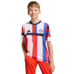 Grundschule Jerseys/Replicas - adidas Fc Bayern Ss26 Pre-match Jersey - Noble Ink-Hires Blue