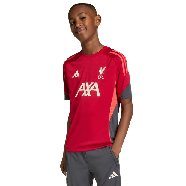 Adidas Liverpool Fc Tiro 25 Training Jersey Bambini - Maglie/Repliche Rosso - Taglia 111 - 116 Cm - Poly Mesh