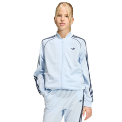 Primaria y colegio Track Tops - adidas Superstar Track Top - Crystal Sky-Night Indigo