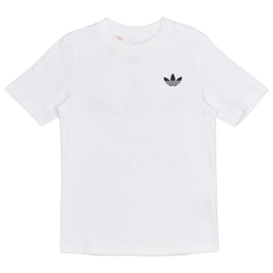 Primaria y colegio T-Shirts - adidas Trefoil Gfx - White-Black