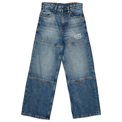 Grade School Pants - L/AB OFF WHITE Diag Wide - White-Steel Indigo