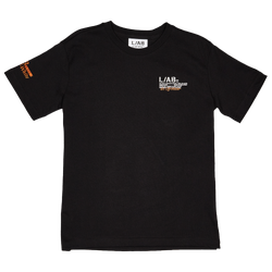 Grade School T-Shirts - L/AB OFF WHITE Off Active Duct Tape T-shirt - Black-Orange Tiger