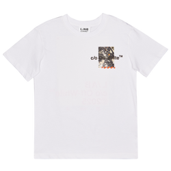 Grade School T-Shirts - L/AB OFF WHITE Camo Aop T-shirt - Cornstalk-White