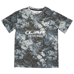 Scuola elementare e media T-Shirts - L/AB OFF WHITE Camo Aop T-shirt - White-Black
