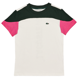 Scuola elementare e media T-Shirts - Lacoste Off Court - Farine-Farine