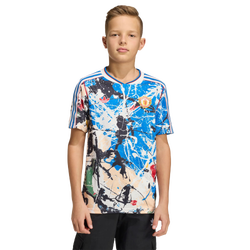 Grade School Jerseys/Replicas - adidas Manchester United Stone Roses Jersey - Multicolor-Multicolor