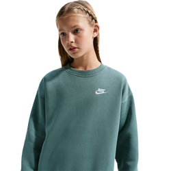 Scuola elementare e media Sweatshirts - Nike Club Fleece Oversized Sweatshirt - Mineral Slate-Mineral Slate