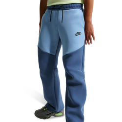basisschool Broeken - Nike Tech Fleece Open-hem Trousers - Mystic Navy-Work Blue