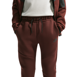 Grade School Pants - Nike Tech Fleece - Mystic Dates-Black-Black