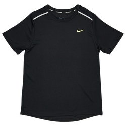 Scuola elementare e media T-Shirts - Nike Df Miler - Black-Lemon Venom