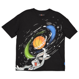 Space Jam 30 Ball Spin T-shirt - Grade School - Black / Black