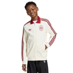 Primaire-College Manteaux blousons - adidas Spain Away Anthem Jacket - Off White-Off White