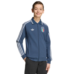 Primaire-College Manteaux blousons - adidas Italy Away Anthem Jacket - Night Marine-Night Marine