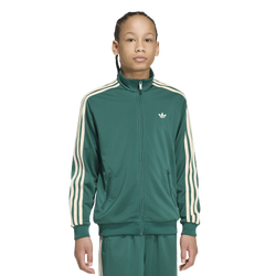 Grade School Track Tops - adidas Firebird Loose Track Top - Collegiate Green-Collegiate Green