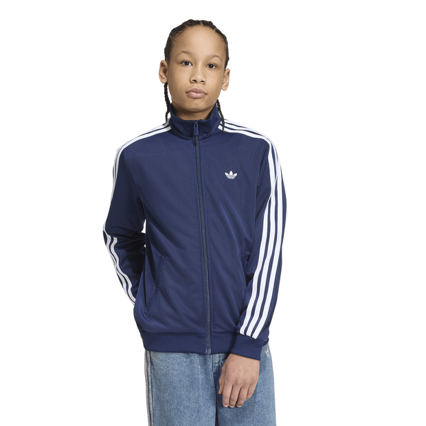 Adidas Firebird Bambini - Top da pista Blu - Taglia 135 - 140 CM - Poly Mesh