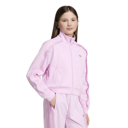 Grundschule Track Tops - adidas Firebird Loose Short Tracktop - Orchid Fusion-Orchid Fusion
